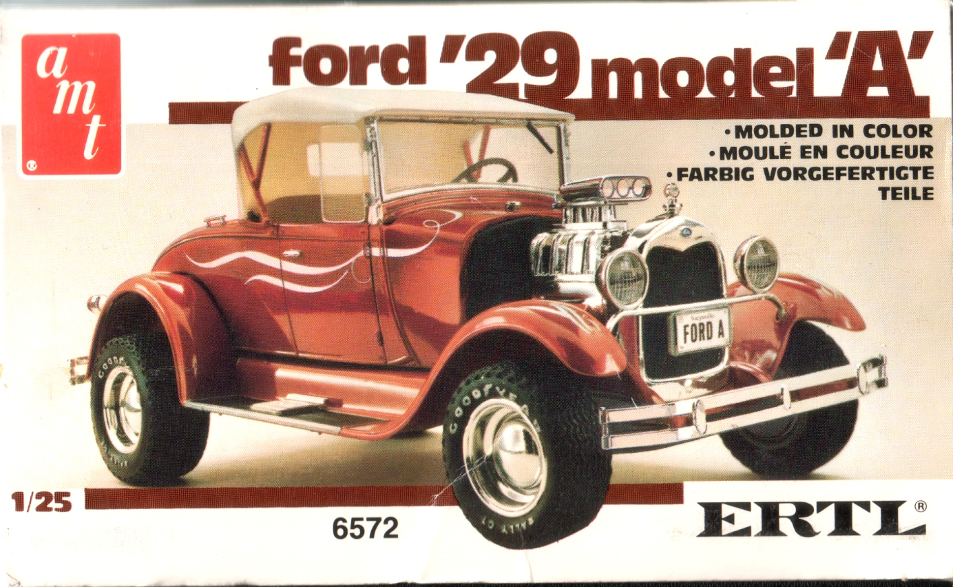 Photo: ford 29 model A AMT ERTL #6572 1986 Box RH End | AMT Ford '29 ...