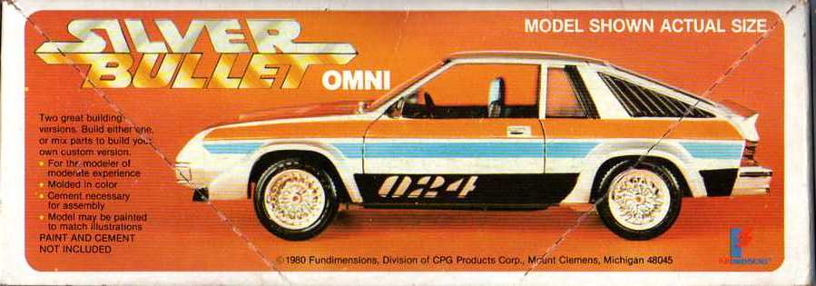 Mpc Omin 024 MPC Silver Bullet Omni 024 #1-0710 album | DRASTIC PLASTICS MODEL CAR ...