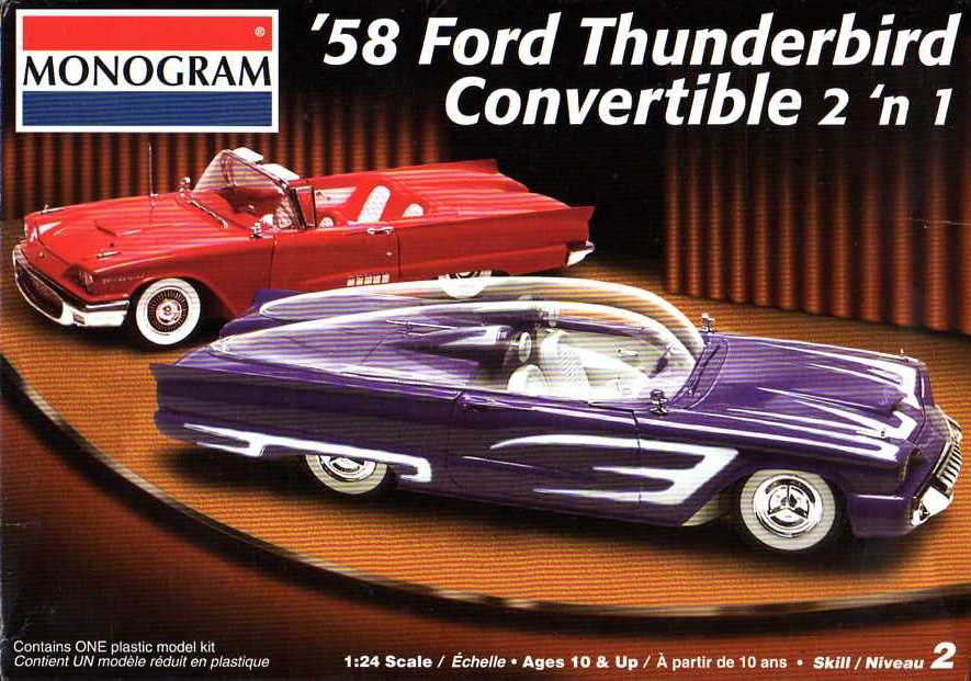 Photo: Monogram 1958 Ford Thunderbird Convertible 004