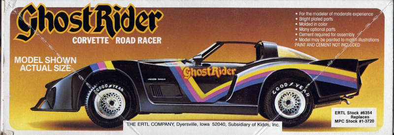Ghost Rider Corvette Photo: 1982 Chevrolet Corvette GhostRider Box 2 | MPC GhostRider ...
