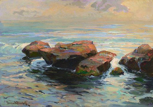 Rocks and Surf Glistening (undated)