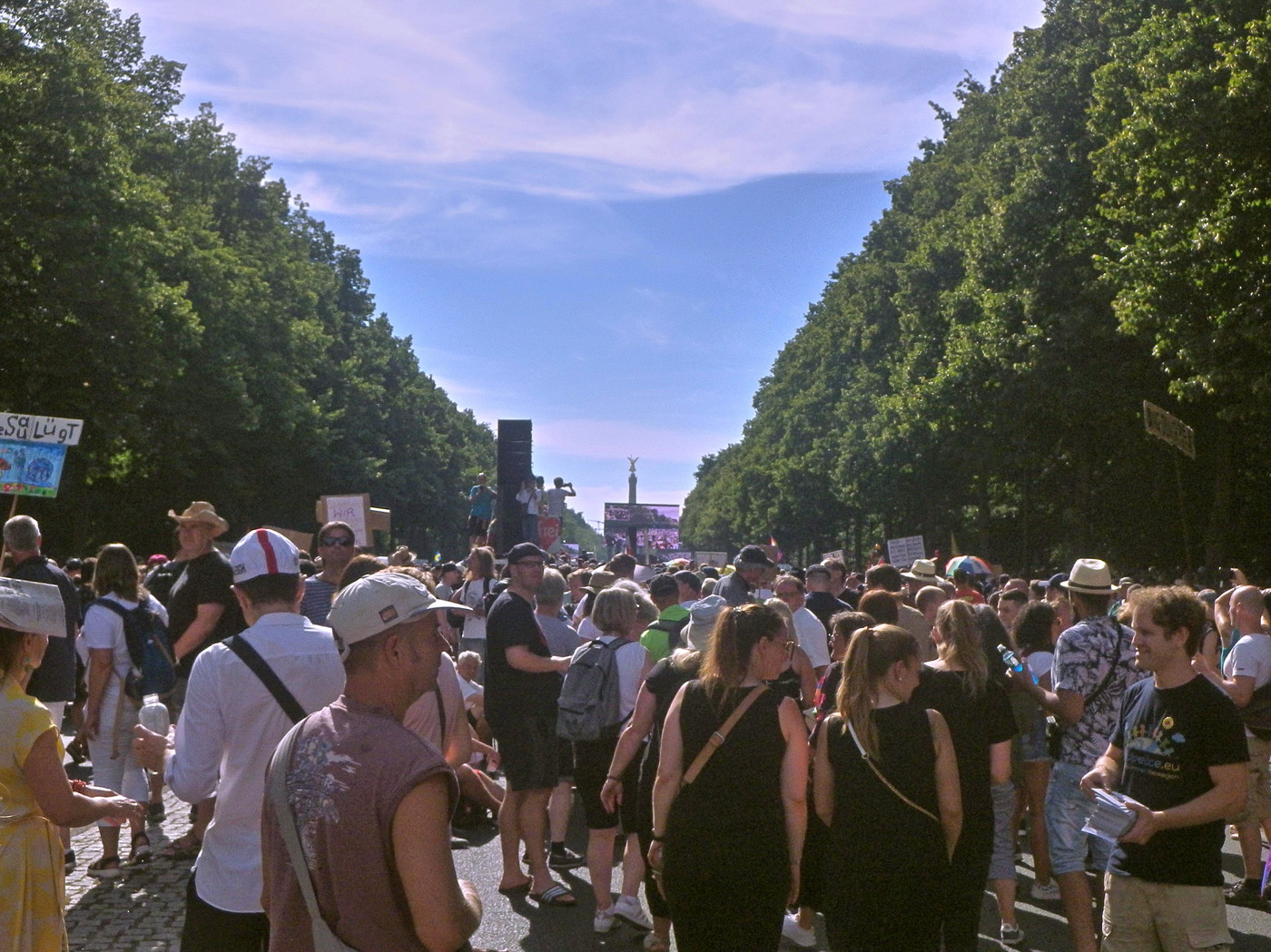 Blick Richtung Siegessäule