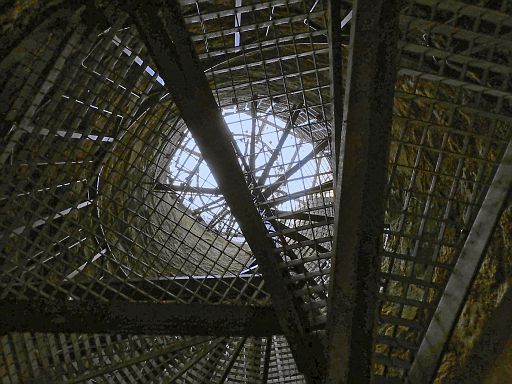 Wendeltreppe im Burgturm