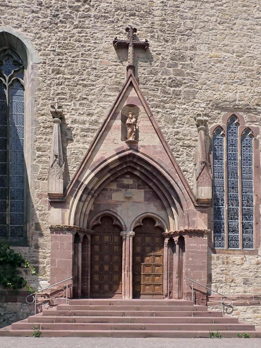 Eingang St. Marien Kirche
