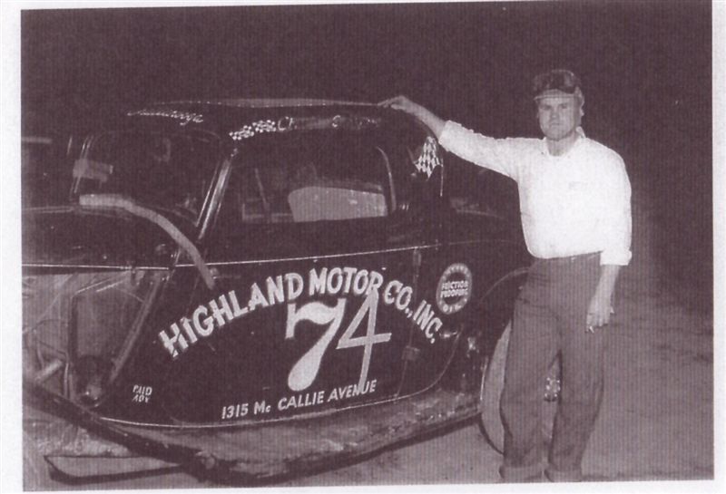 Photo Harold Fryar Chattanooga Tn Old Huntsville Speedway 1954