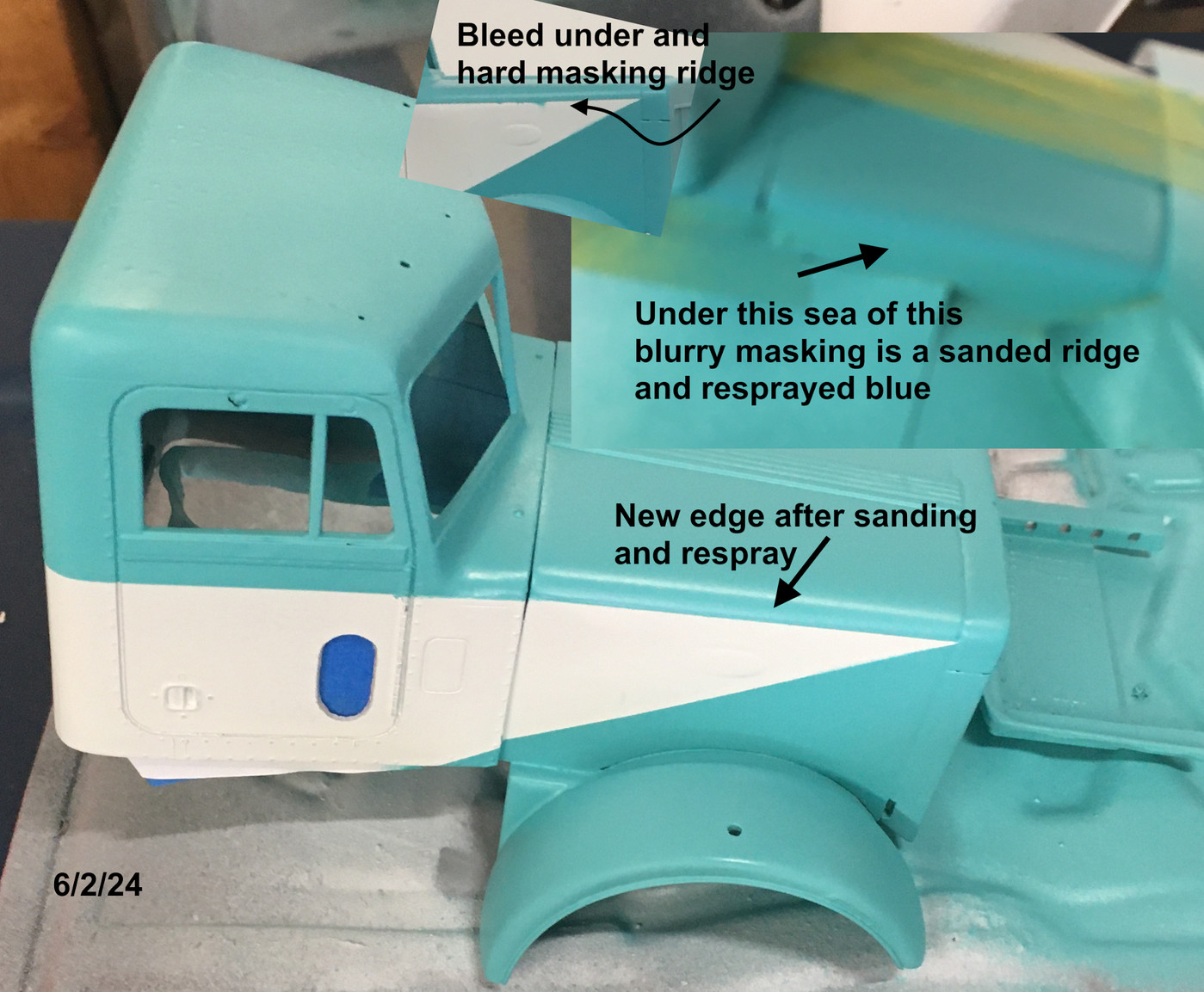 Photo: Redwood RSI blue bleed under the hard ridge fix 6 2 24 | Redwood ...