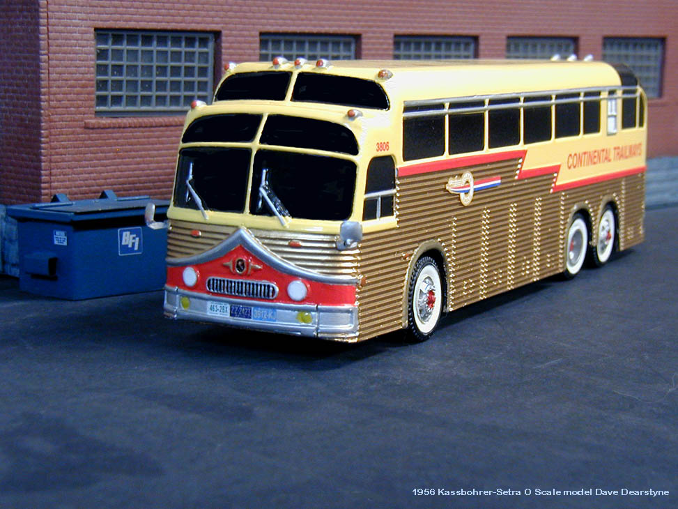 Trailways Continental Bus Eagle Vintage bus Toy | - Golden Tin
