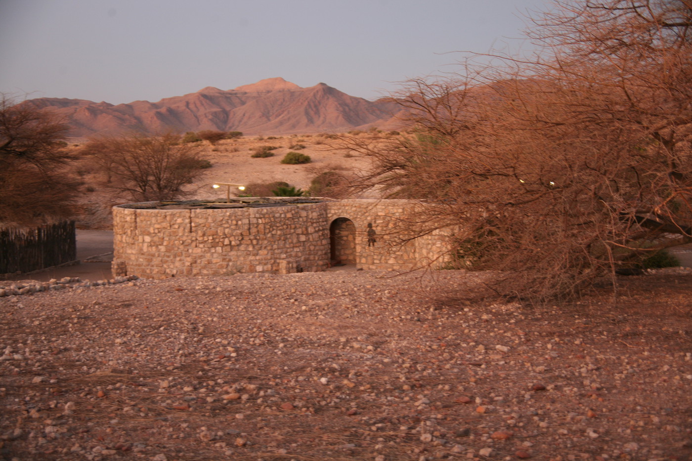Photo: 0288 Namibia - Namib Naukluff National Park - Agama River Camp -  Sunset | 2015 02 Oct Namibia - Orange River to Swakopmund album | Mamodrick  | Fotki.com, photo and video sharing made easy.