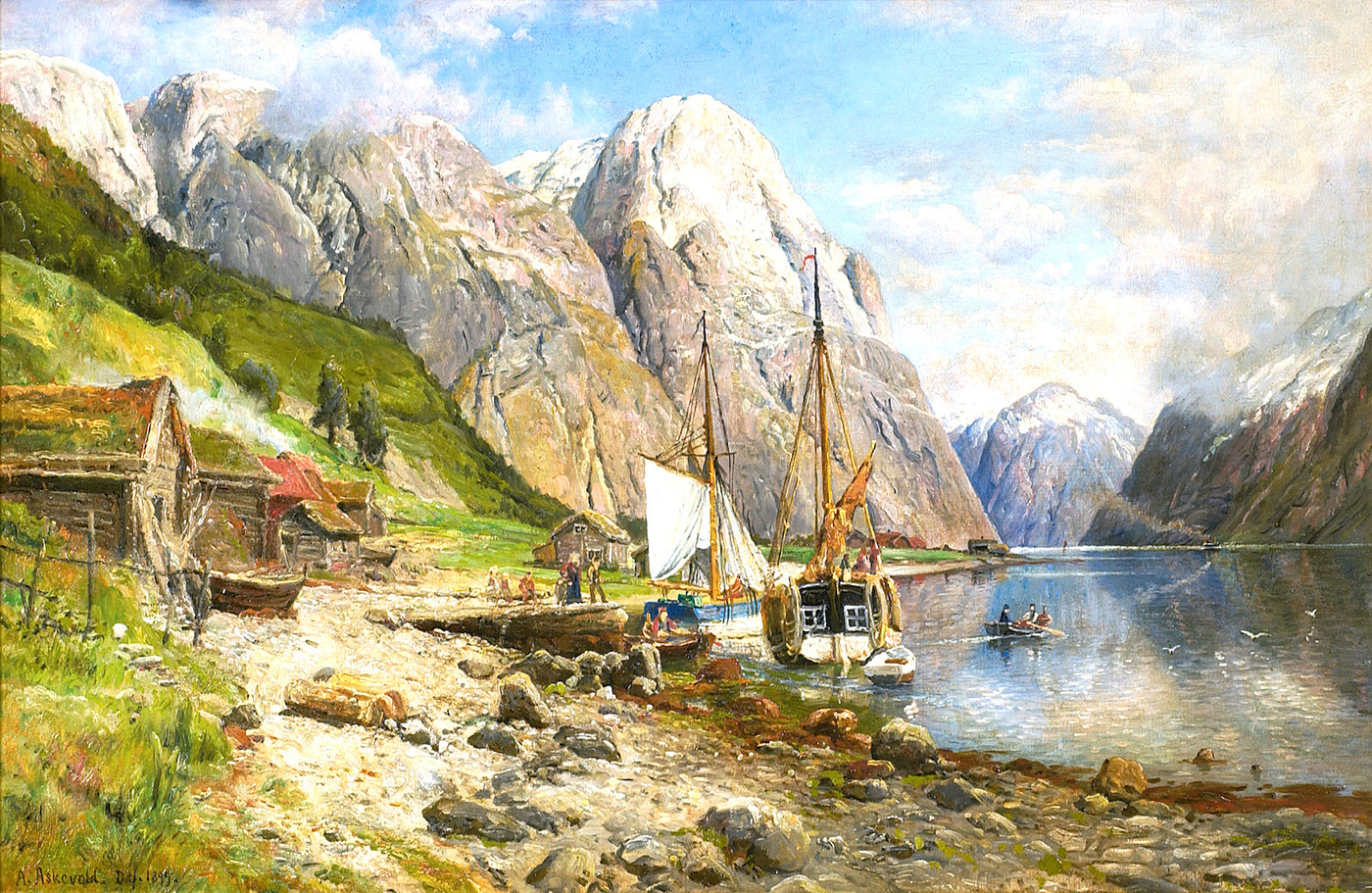 From Nærøfjorden, Sogn (1899)