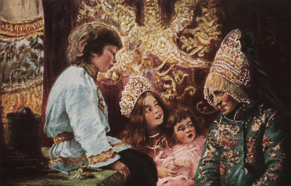 Картина маковского боярыня у окна