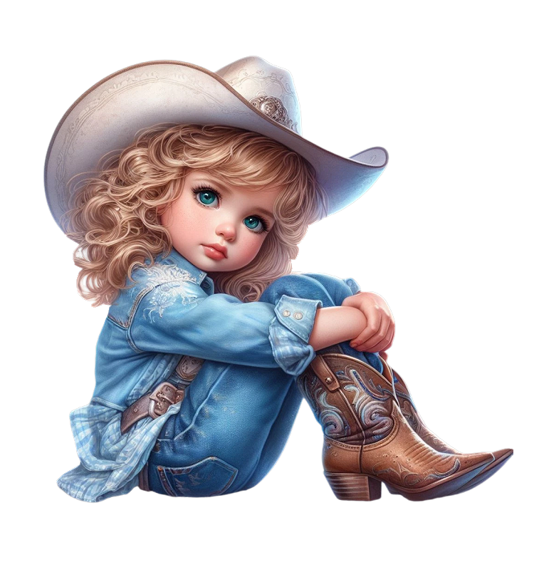 Photo: LITTLE COWGIRL AI CREATIONS BG (5) | Country album | Jossie ...