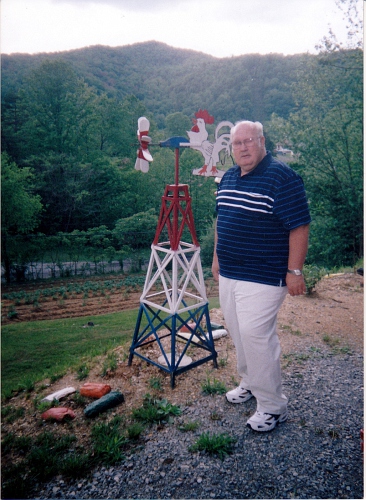 25-Dillard Massengale, at home in Smokey Junction, Scott, Tennessee.